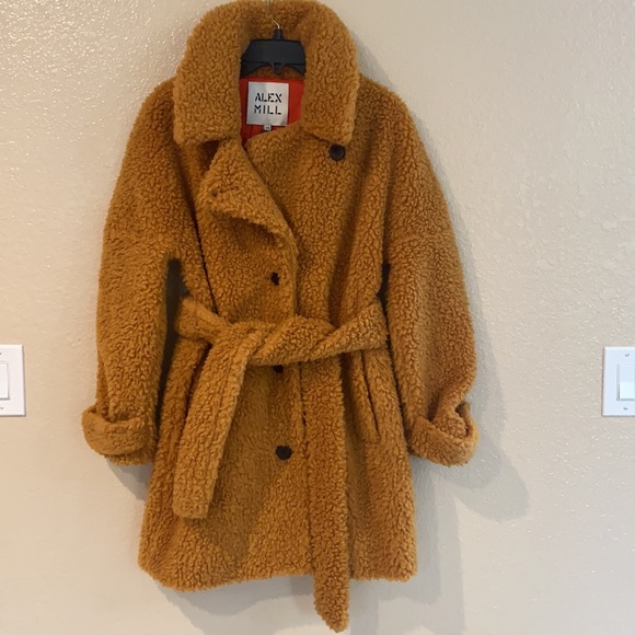 Women's Alex Mill Fleece Tie Waist Jacket - Picture 7 of 15